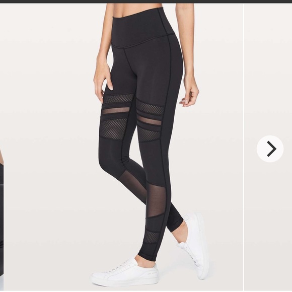 Lululemon Wunder Under Hi-Rise Tight Mix & Mesh 28" - Picture 1 of 5